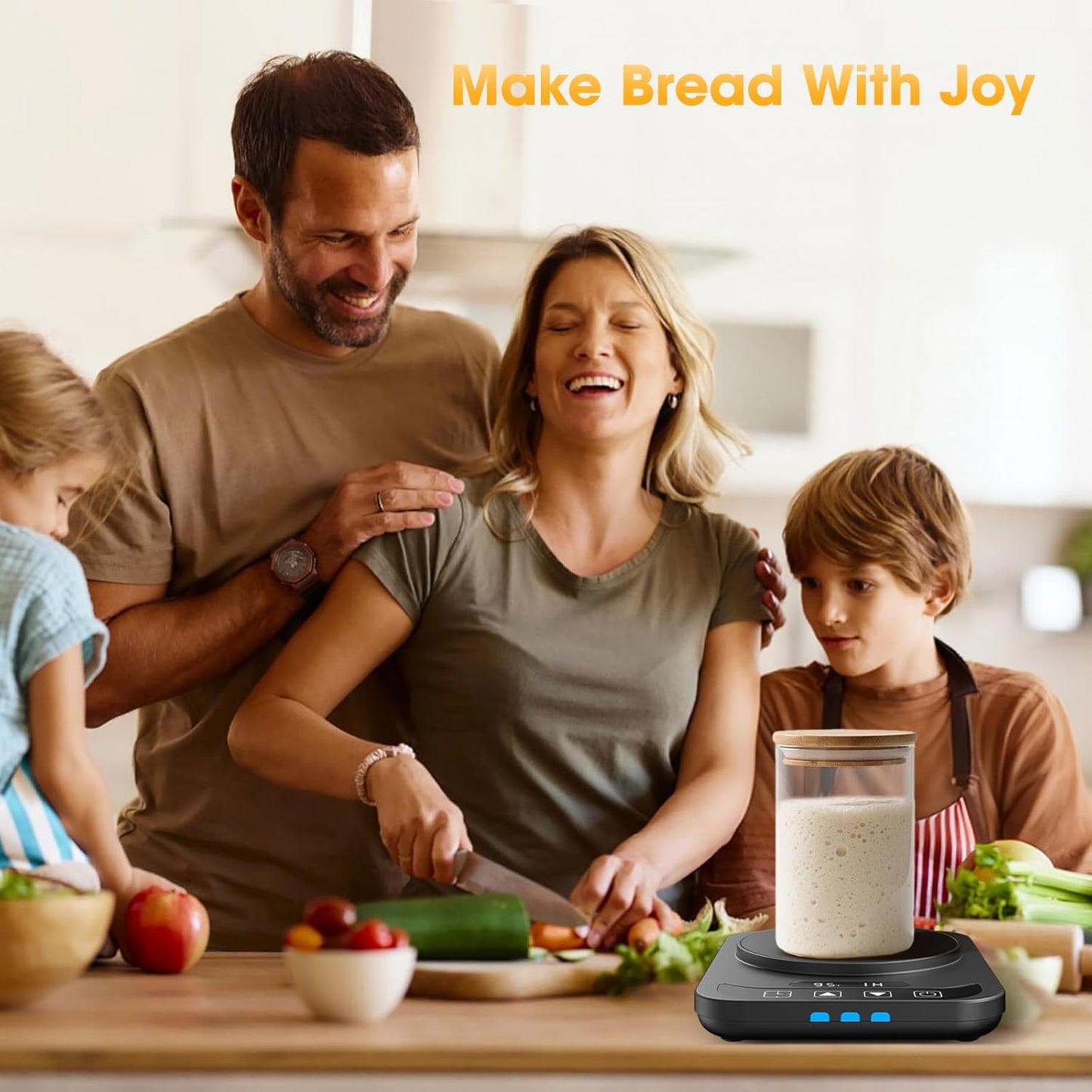 Elevate Your Baking with the MQUPIN Sourdough Starter Warmer - Precision Temperature Control, 12-Hour Timer & Durable Design in Sleek Black