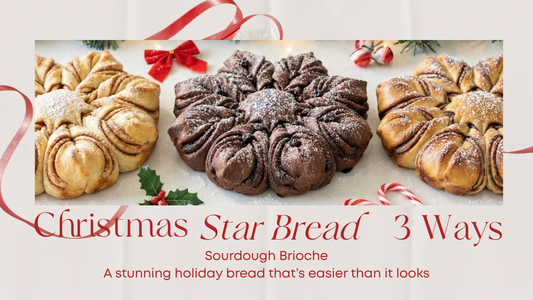 Christmas Star Bread 3 Ways