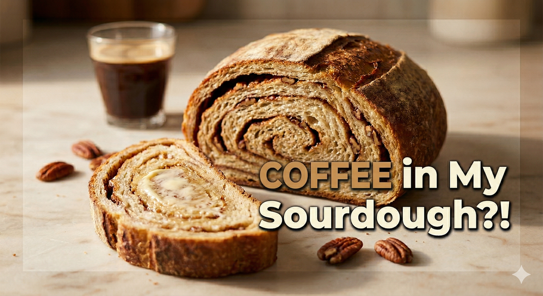 Maple Pecan Cinnamon Swirl Cold Brew Sourdough Bread