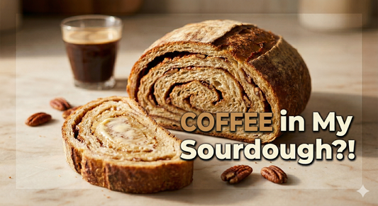Maple Pecan Cinnamon Swirl Cold Brew Sourdough Bread