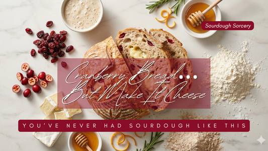 Cranberry Cheese Bread - Holiday Sourdough Magic