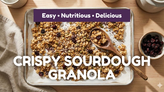 Sourdough Discard Granola (Easy, Crunchy & Super Healthy!)