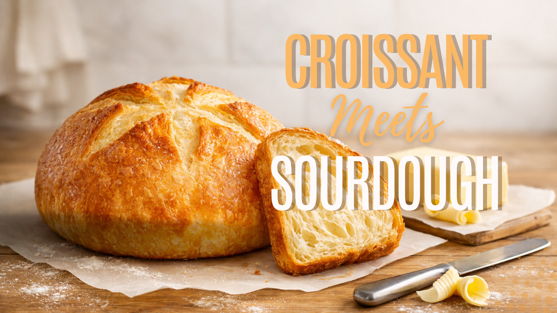 Croissant-Inspired Sourdough Bread (Flaky, Buttery & Bakery-Worthy)