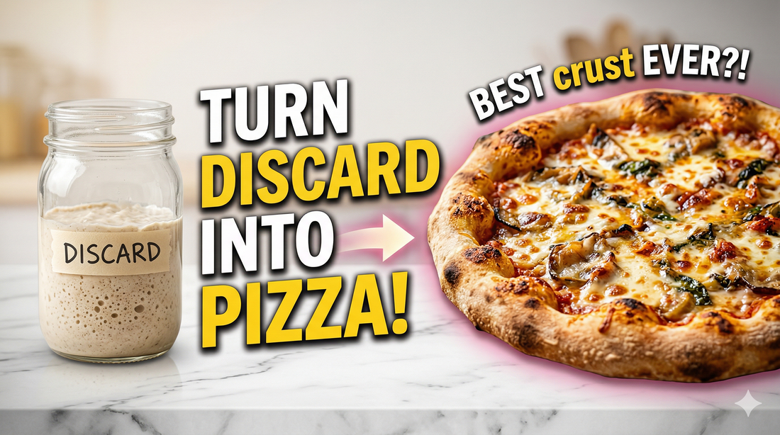 Sourdough Discard Pizza Crust (Ready in Under 30 Minutes!)