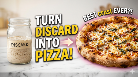 Sourdough Discard Pizza Crust (Ready in Under 30 Minutes!)