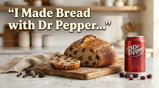 Dr Pepper Sourdough Bread with Chocolate Chips & Dried Cherries