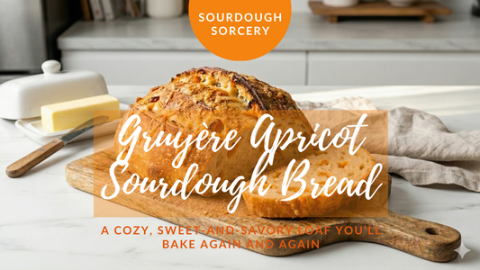 Gruyere Apricot Sourdough Bread