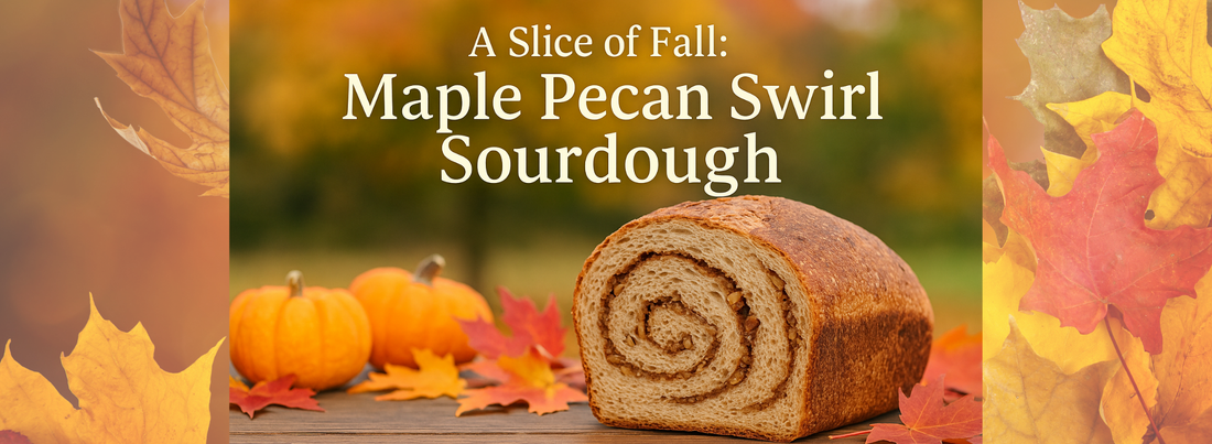 Maple Pecan Swirl Sourdough: Sweet, Nutty & Perfect for Fall