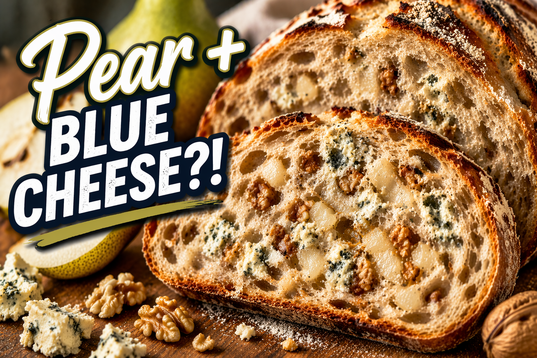 Blue Cheese, Pear & Walnut Sourdough Bread (Sweet & Savory Perfection)