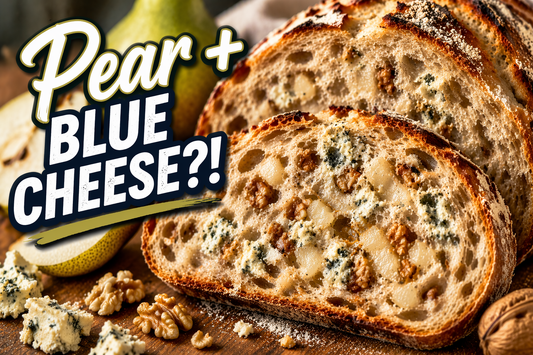 Blue Cheese, Pear & Walnut Sourdough Bread (Sweet & Savory Perfection)