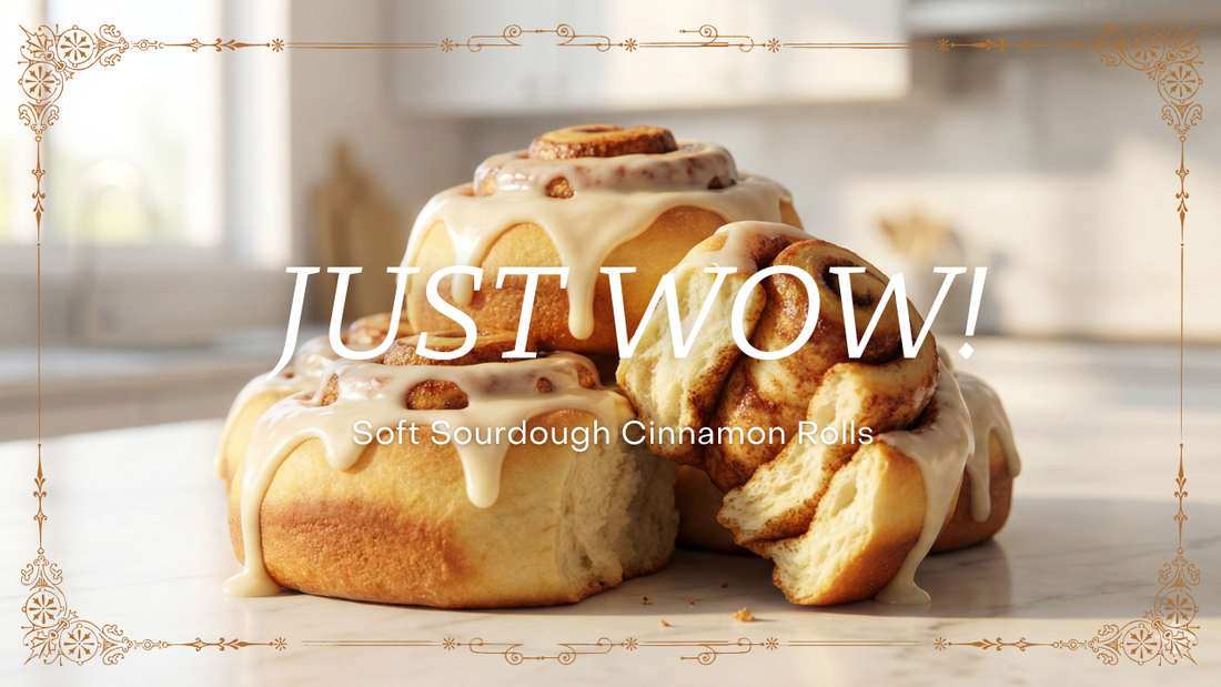 Soft & Fluffy Sourdough Cinnamon Rolls