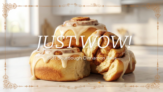 Soft & Fluffy Sourdough Cinnamon Rolls