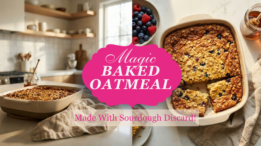 Sourdough Discard Baked Oatmeal