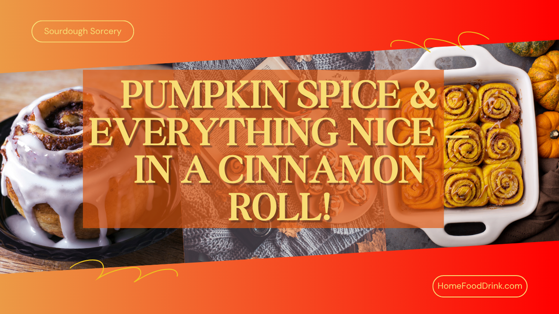 Pumpkin Sourdough Cinnamon Rolls