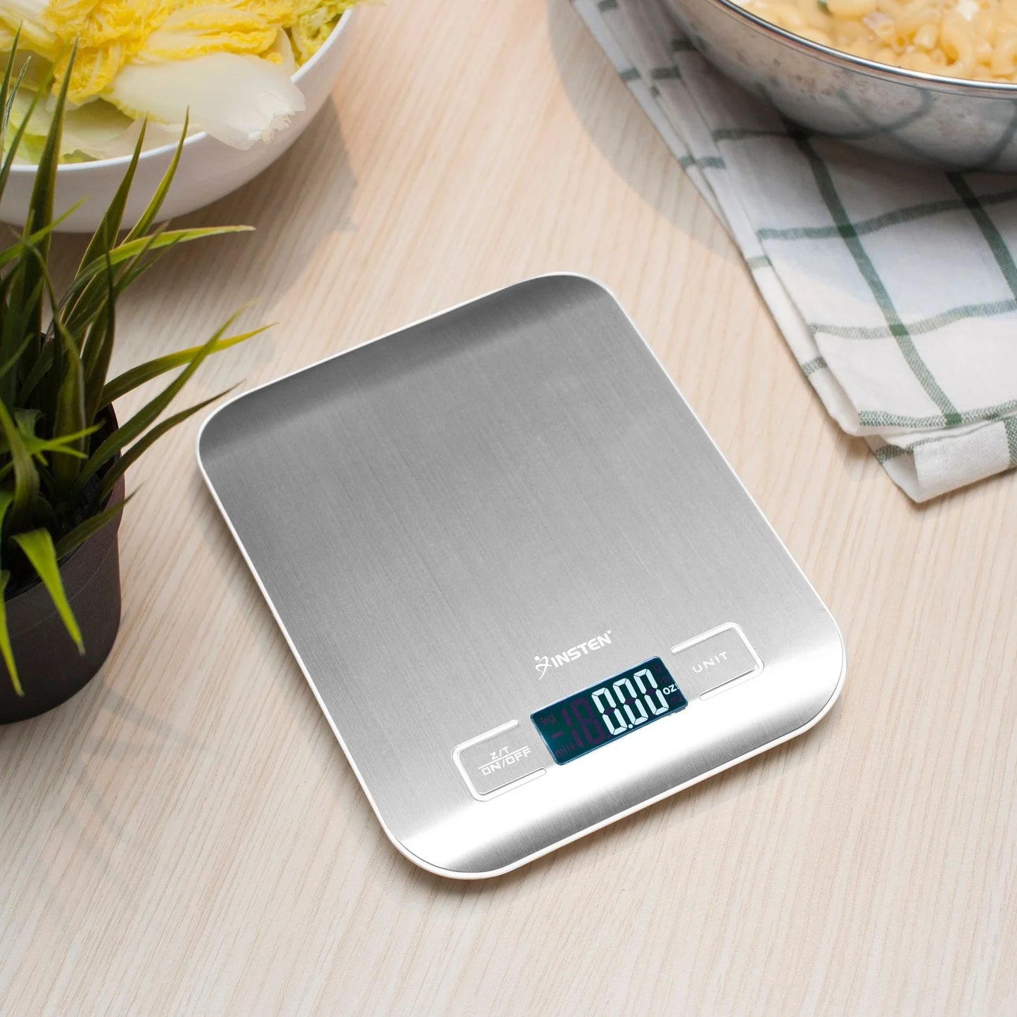 Digital Kitchen Scale , 1-5000G, Silver