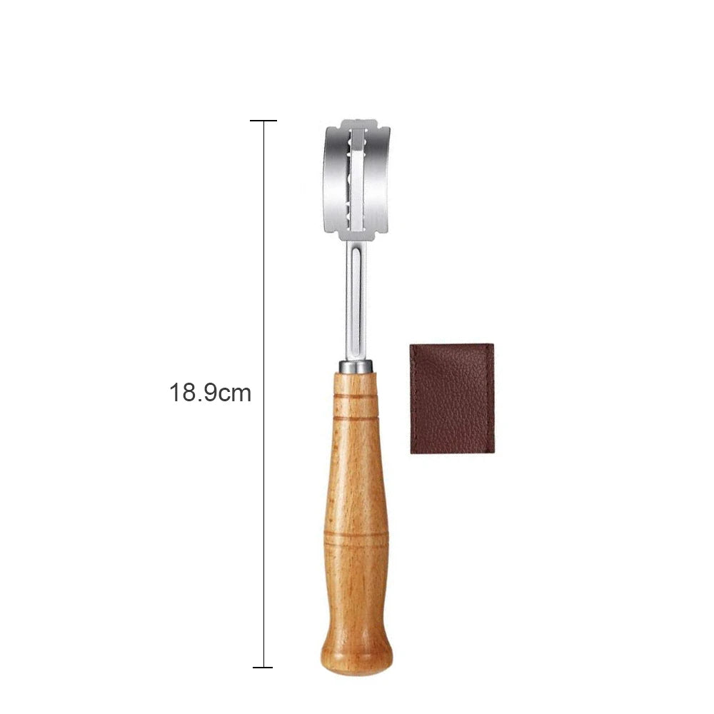 10Inch Danish Dough Whisk Stainless Steel Dutch Style Bread Dough Hand Mixer Wooden Handle Kitchen Baking Tools Artisian Blender