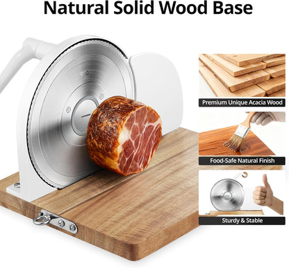 Revolutionary Foldable Bread Slicer: Effortless Manual Cutting with Adjustable Thickness and Dual German Stainless Steel Blades