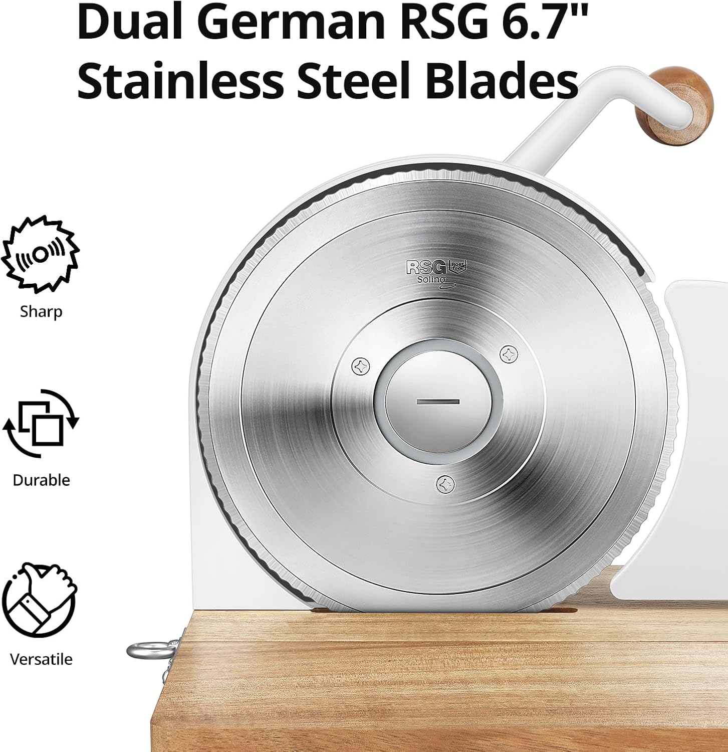 Revolutionary Foldable Bread Slicer: Effortless Manual Cutting with Adjustable Thickness and Dual German Stainless Steel Blades