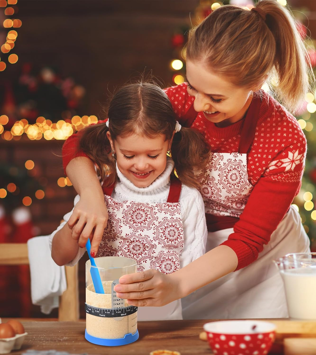 Sourdough Starter Jar,Sourdough Starter Kit – 2 Pack 34Oz Organic Sour Dough Glass Jars Wide Mouth,Fermenters Tool for Home Bakers,Bread Baking Supplies,Large Glass Container with Lid