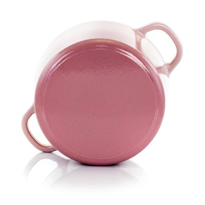 Artisan 5 Qt. 2-Piece Enameled Cast Iron Dutch Oven in Blush Pink