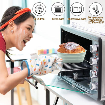 Silicone Banneton Bread Proofing Basket Oval, Sourdough Starter Kit, Bread Makin